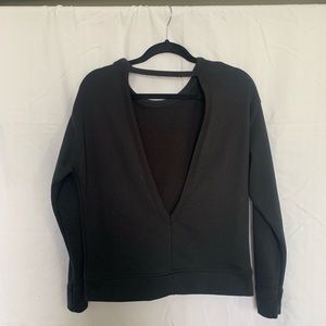 NIKE open back crewneck